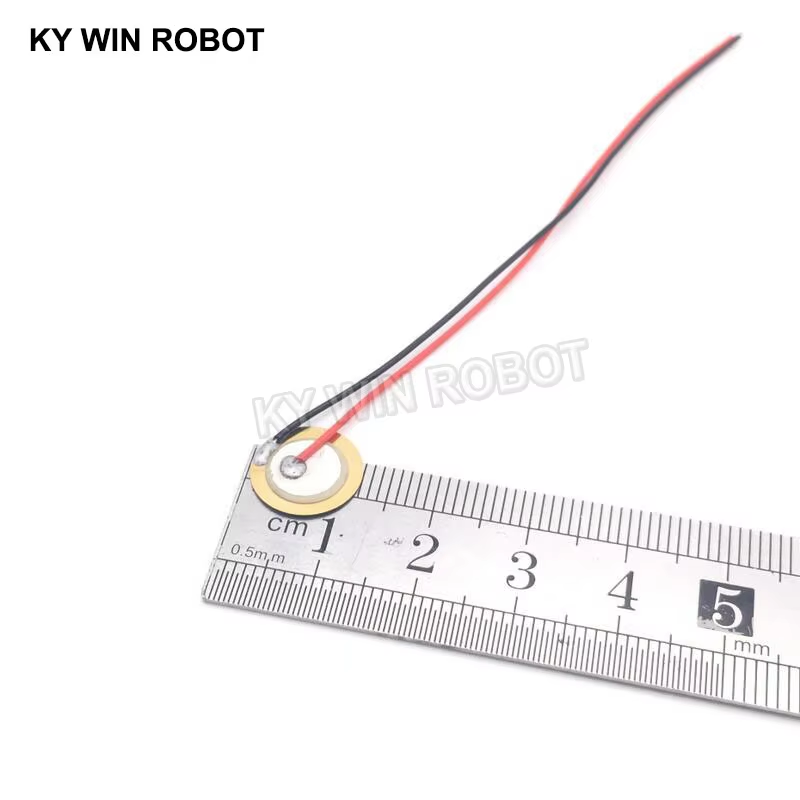 Diy Electronics - 10 Stück piezoelektrische Piezo-Keramik-Wafer-Platten, Durchmesser 12