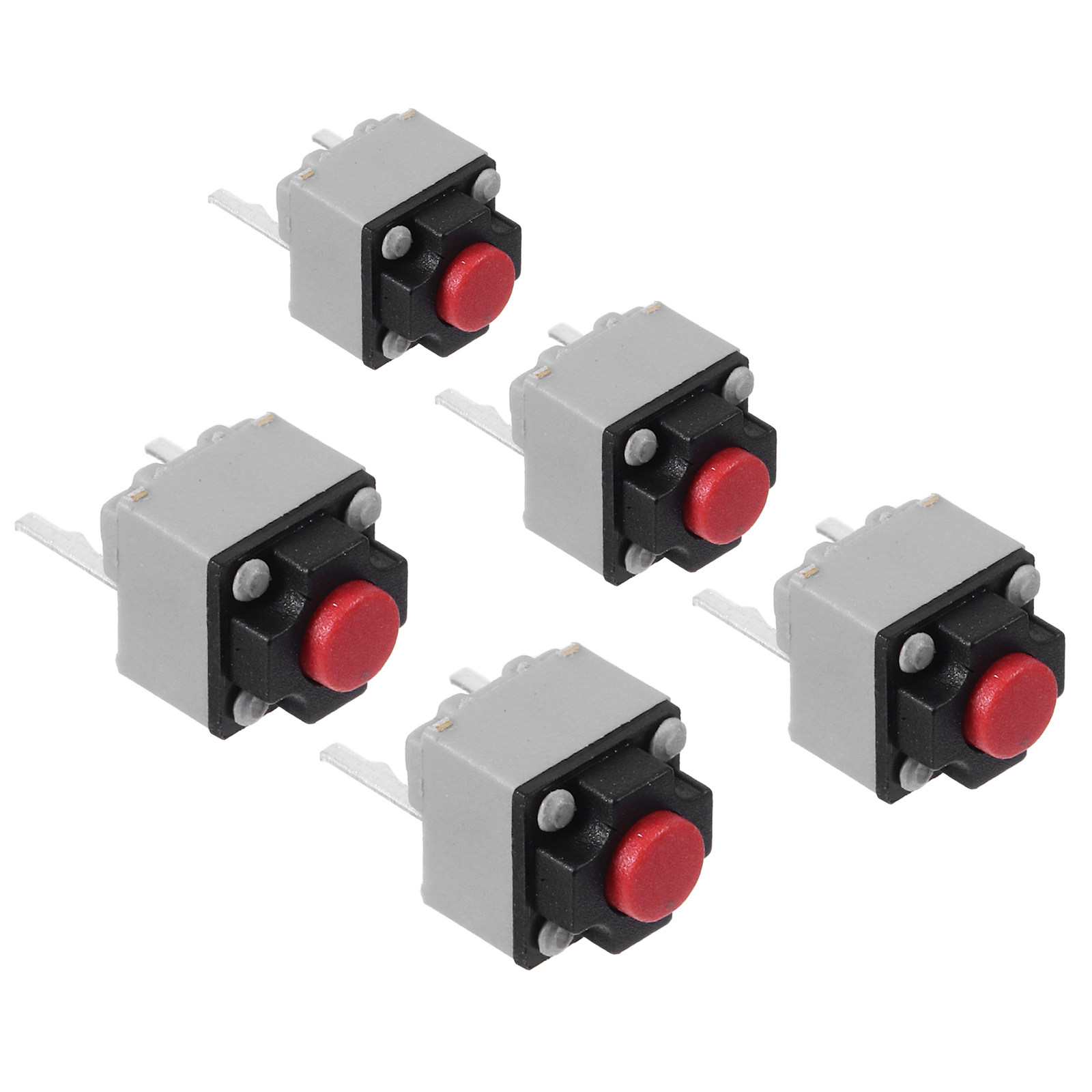 Diy Electronics - 5 Stück geräuscharme Mikroschalter 6x6x7,3mm, ultra-leiser