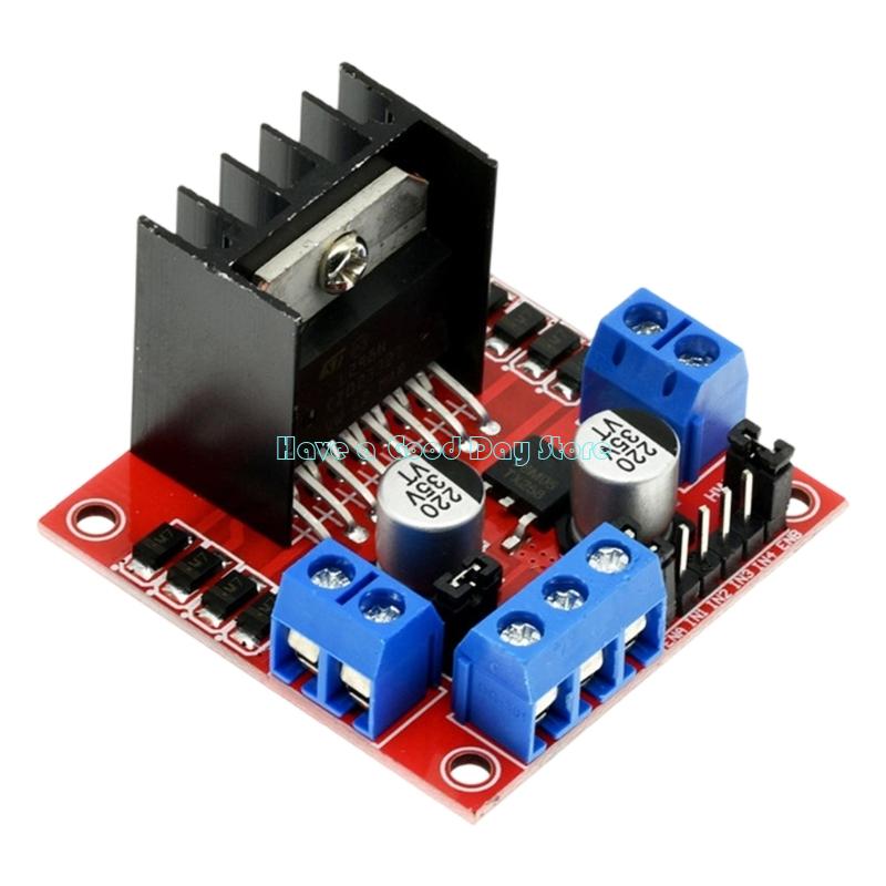 L298N Motor Driver - 462D Doppelmotorsteuerungs-L298N-Treibermodul, hohe Spannungen bis zu