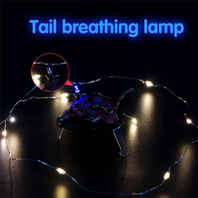 Diy Robot Electronics Kit - *A89Z Firefly Lichtempfindlicher Roboter, elektronisches Lern-DIY-Kit,