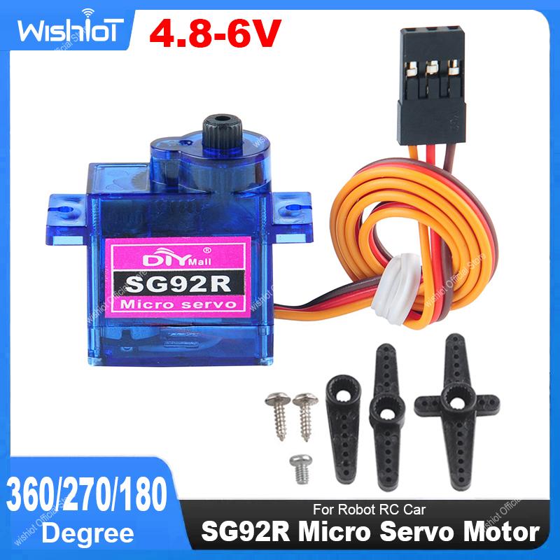 Servo Motor Sg90 - SG92R Micro-Servomotor, 4,8–6 V, 360/270/180 Grad,