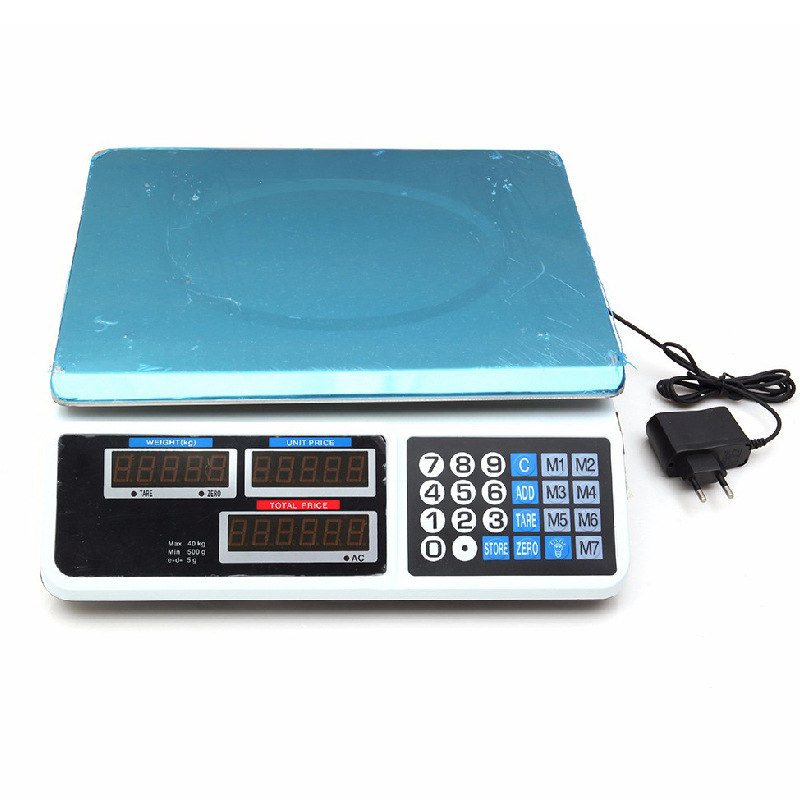Diy Electronics Stores - Elektronische Waage aus Edelstahl, 30 kg,