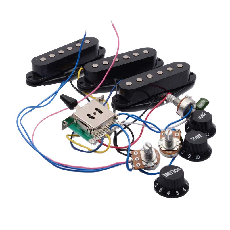 E-Gitarre Pickup Kabelbaum vor – Diy Electric Guitar Electronics Bewertung und Preis