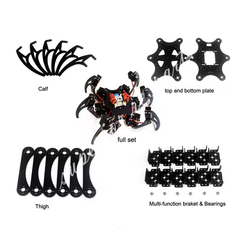 18 DOF Aluminium Hexapod Spide – Diy Robot Electronics Kit Bewertung und Preis