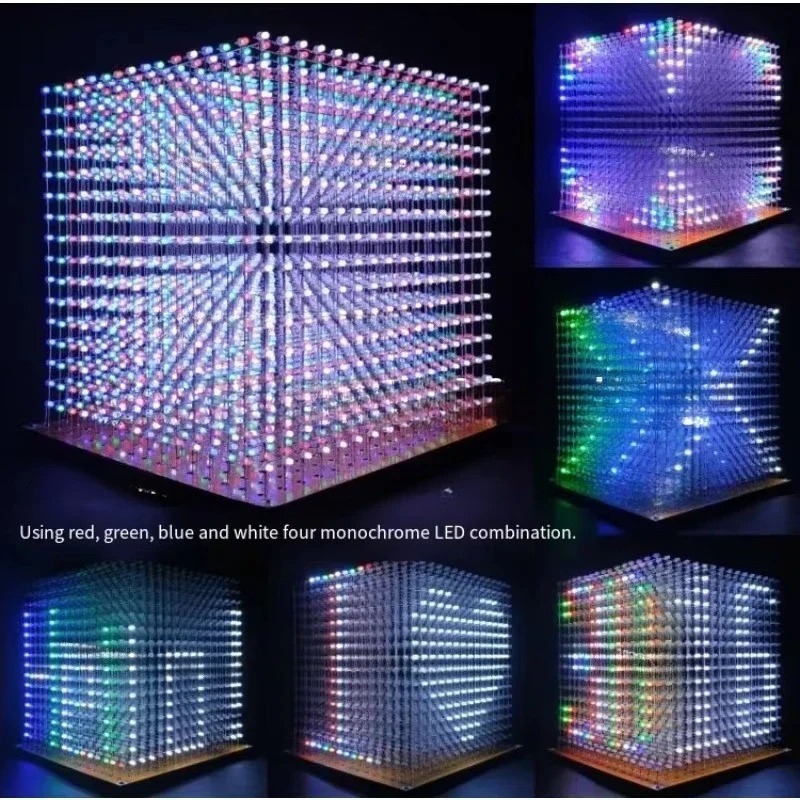 3 D16mini Lichtwürfel-Kit 16x1 – Diy Electronics Bewertung und Preis