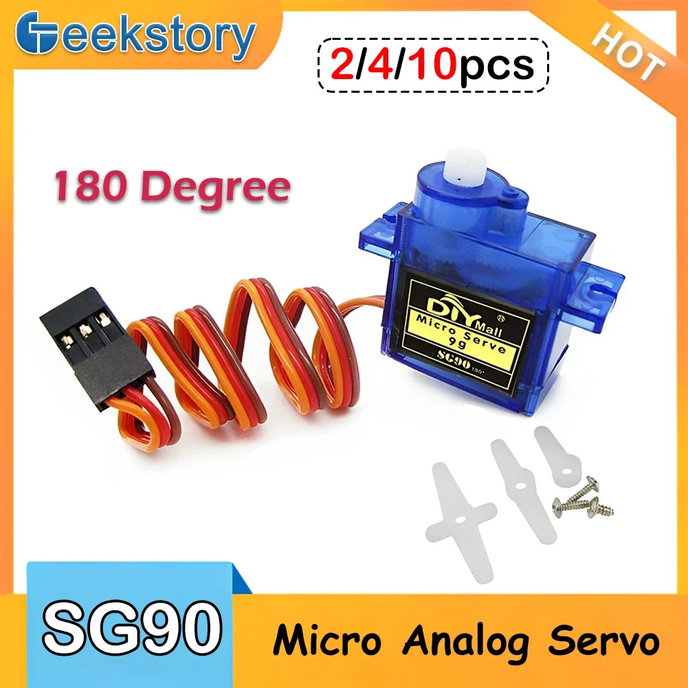 2/4/10 Stück SG90 Servomotor 9 – Servo Motor Sg90 Bewertung und Preis