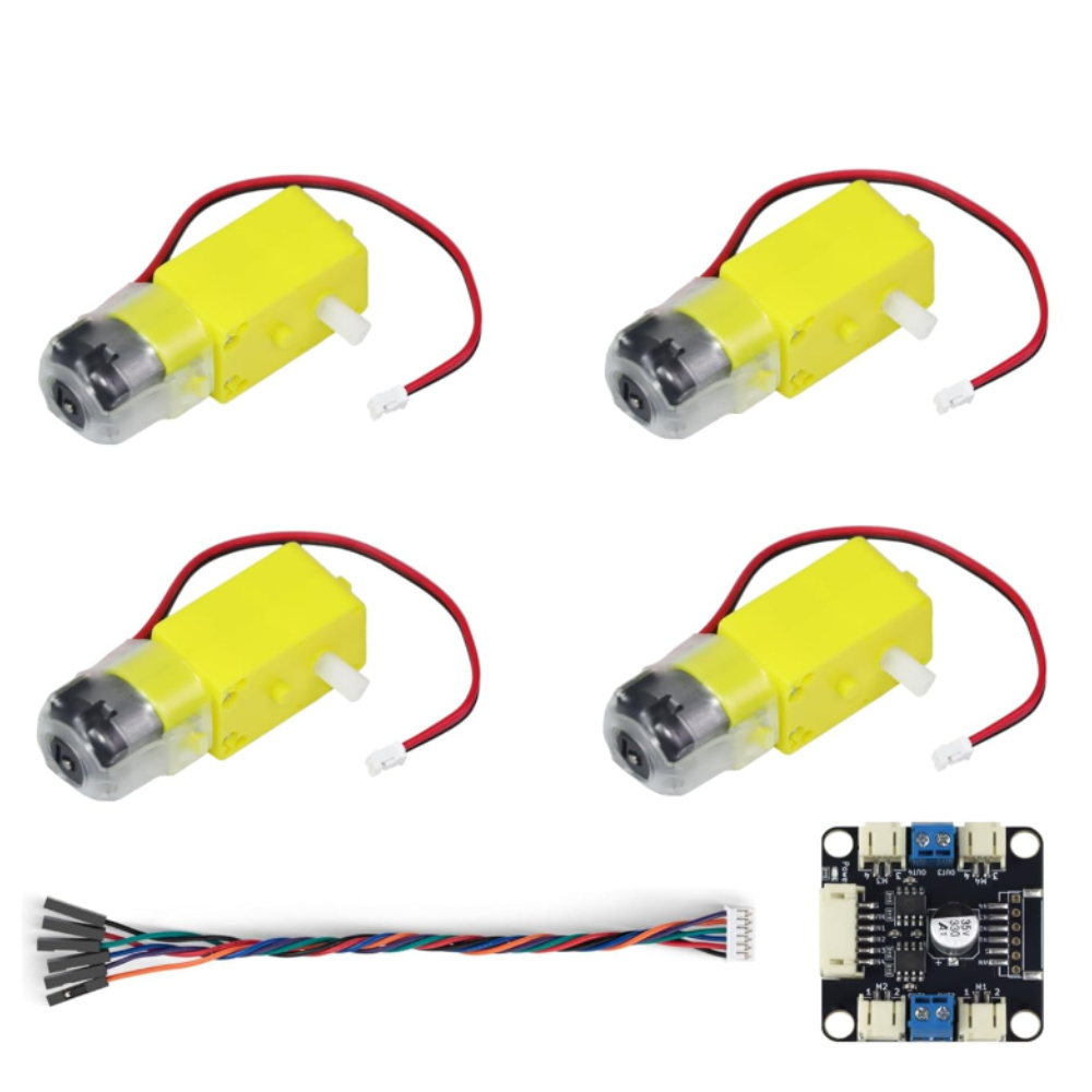4 TT Motor- und Treiber-Kit 4  – L298N Motor Driver Bewertung und Preis