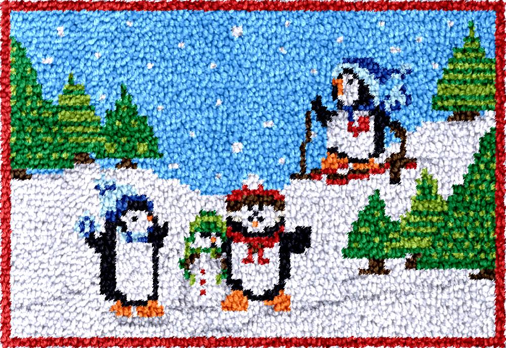 Pinguine Knüpfhaken-Teppich-Se – Diy Electronics Art Bewertung und Preis